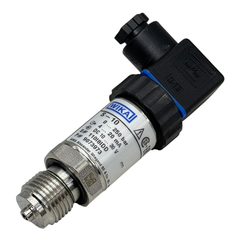 WIKA S-10 Druckmessumformer 0–250 bar 4–20mA DC10–30V Edelstahl