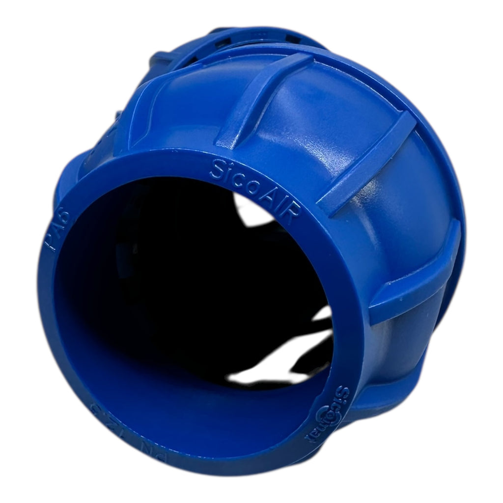Sicomat R245.063.063 45° Winkelverschraubung D63 SicoAIR SR Serie PN12.5 PA6