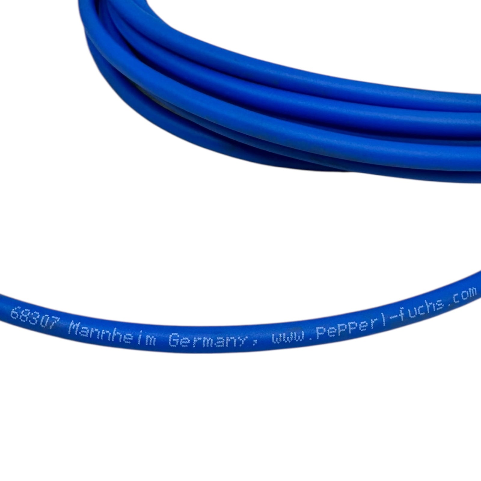 2x Pepperl+Fuchs V1-G-N4-5M-PUR Anschlusskabel M12 Sensorleitung 5m blau neu