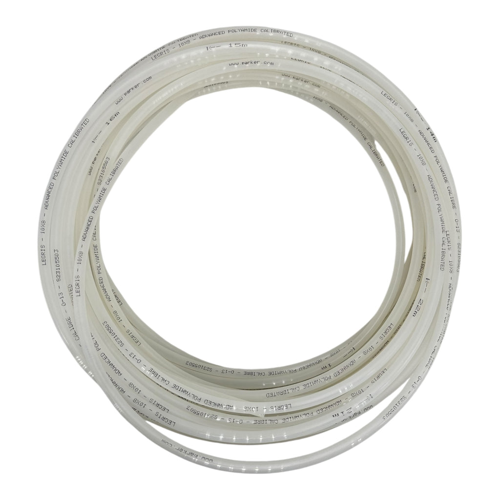 2x Parker Legris 1025P10 00 Polyamid-Schlauch 10x8mm Klar 25m Nylon Tubing