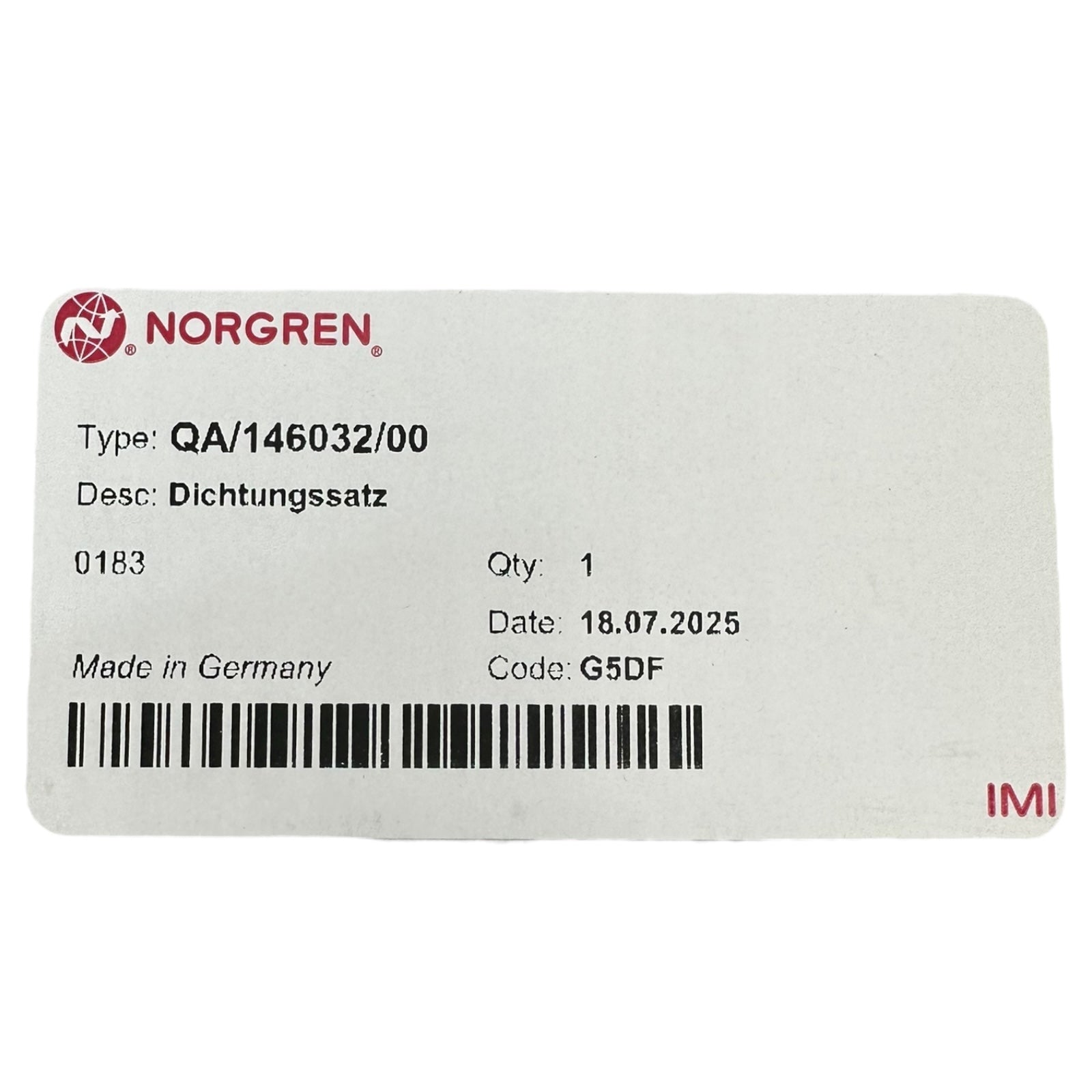Norgren IMI QA/146032/88/3000 LINTRA Service Kit Verschleißteilsatz neu