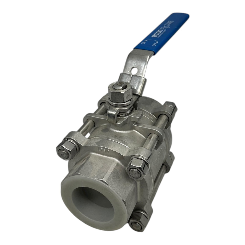 Econ Fig.7446 Kugelhahn DN259 2½” Edelstahl 1.4408 1000WOG PN69 PTFE