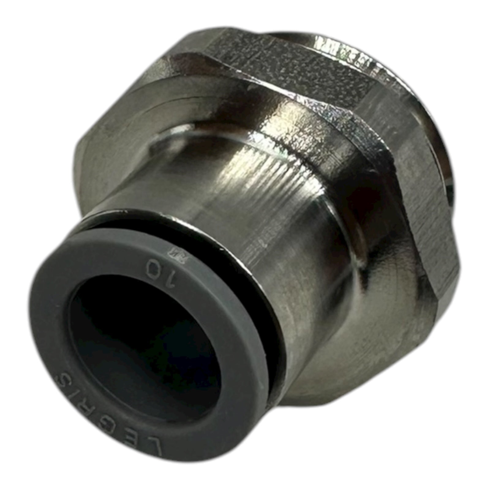 10x Parker Legris 69111021 Steckanschluss G1/4” Edelstahl Pneumatikfitting