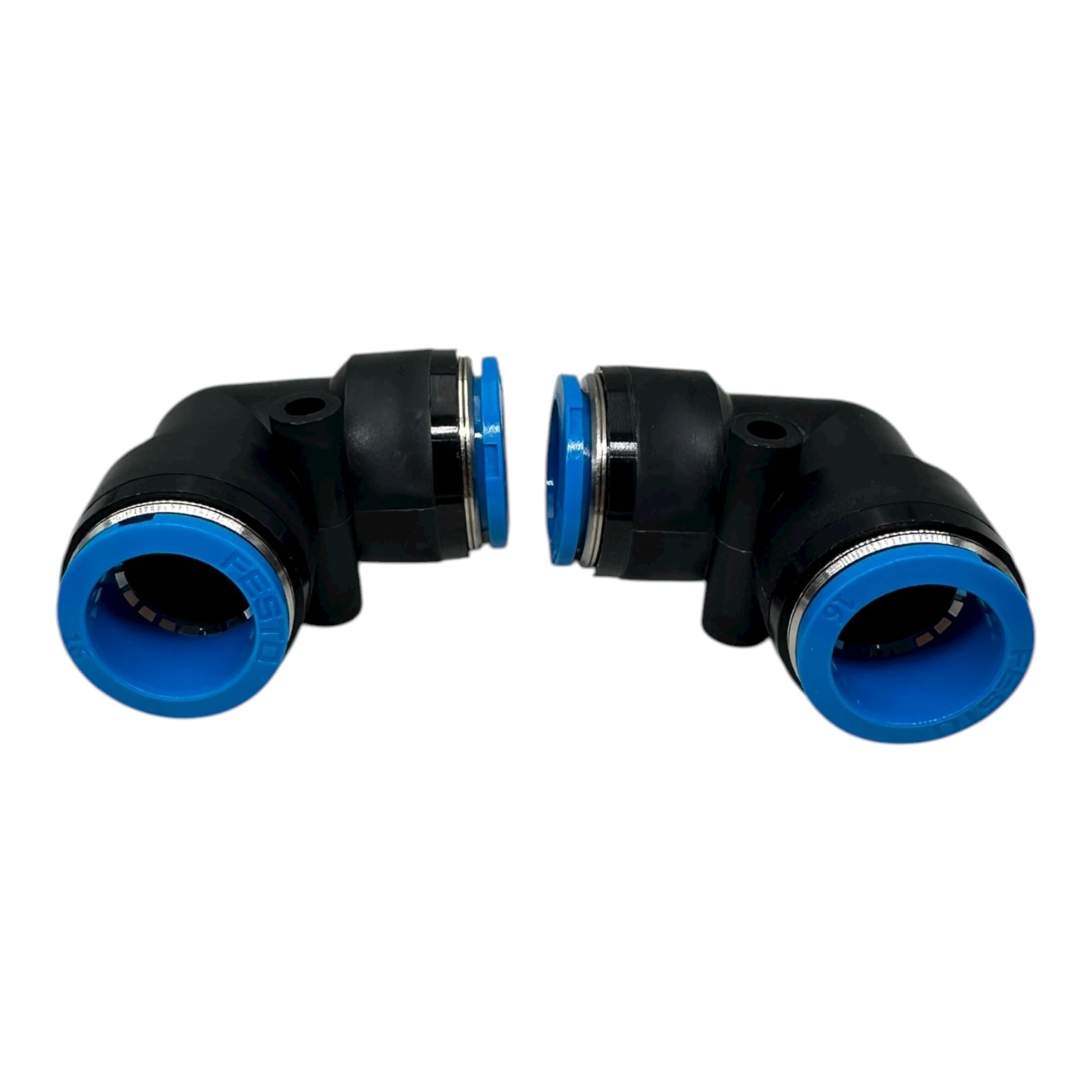 2x Festo QSL-16 153075 L-Steckverbinder 16 mm Push-In Pneumatik Winkel