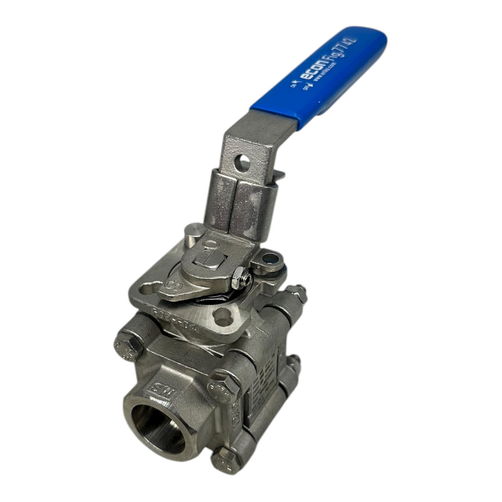 Econ Kugelhahn Fig.7742 1/2” Edelstahl CF8M PN99 Class 600 B16.11 Ventil