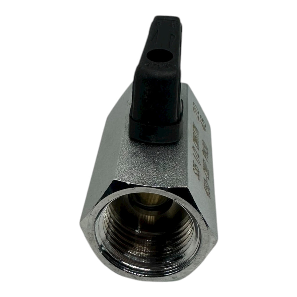 21x Rub Mini-Kugelhahn Typ 3500 DN13 PN30 G1/2” CW617N Messing vernickelt