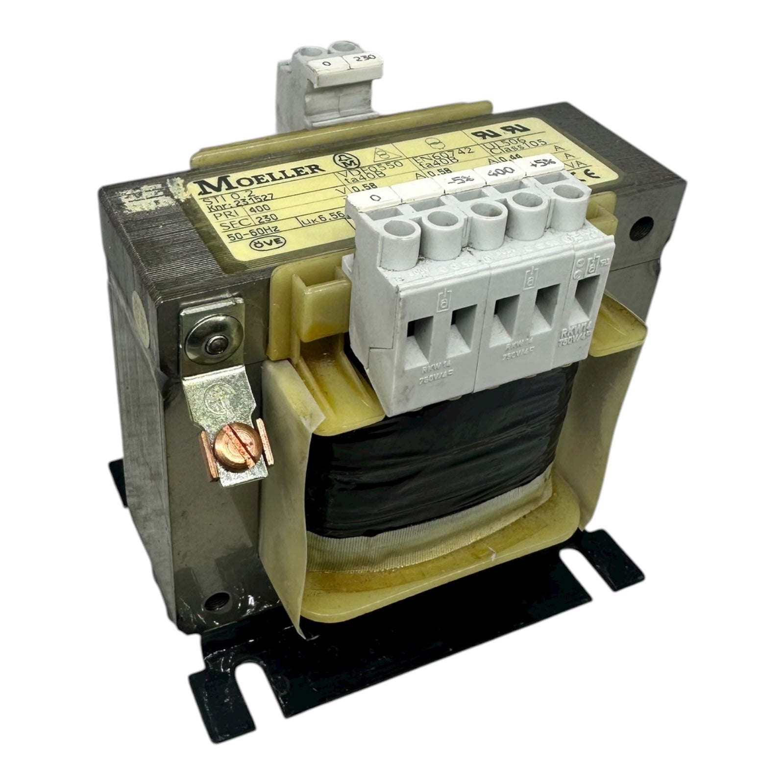 Moeller STI 0.2 Trafo 400V→230V 150VA Steuertransformator EN60742