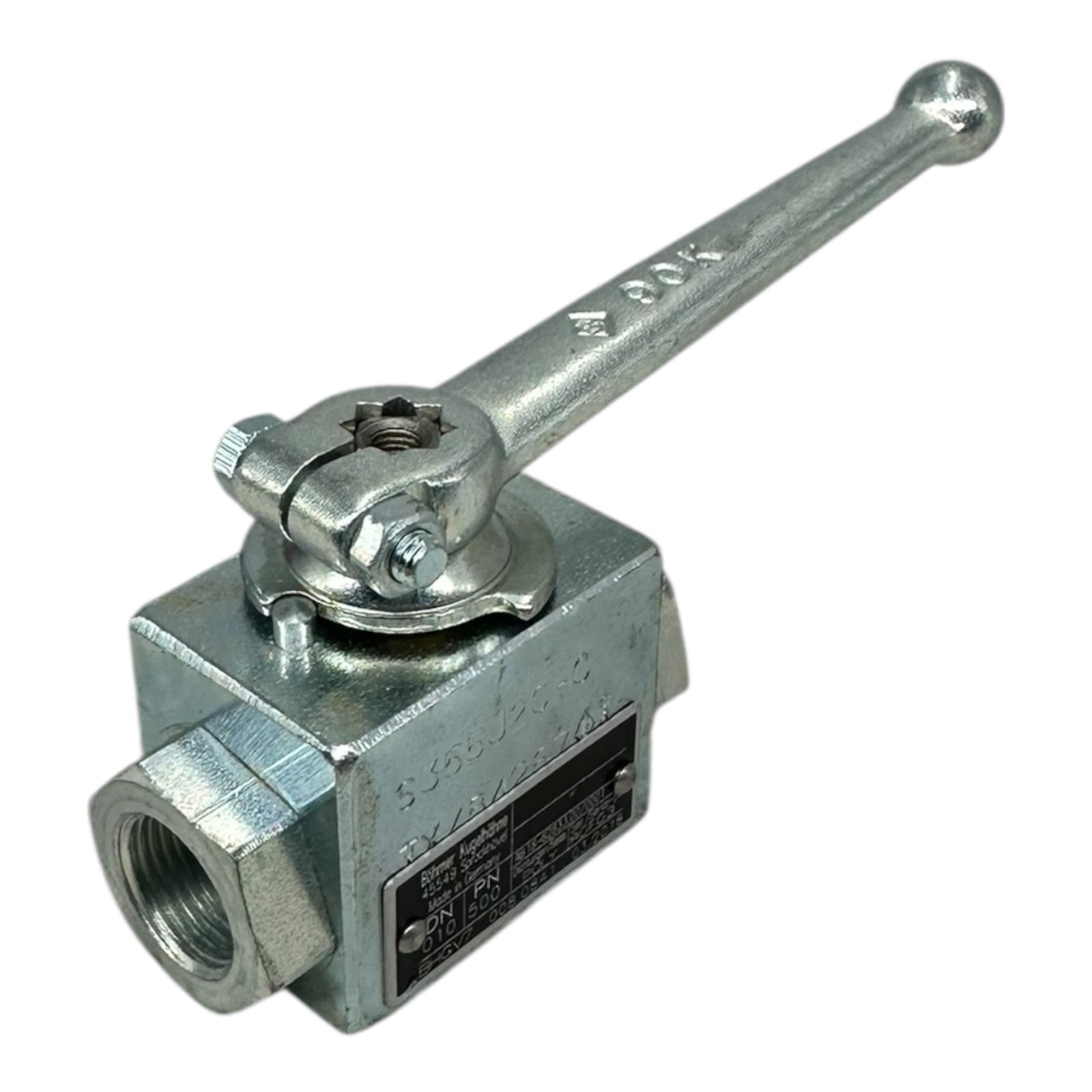Böhmer Kugelhahn DN10 PN500 BHGV7 AB18-82833.00/0001 Hydraulik