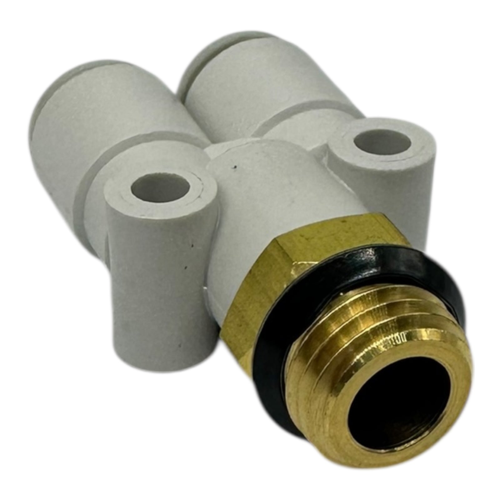10x SMC KQ2U08-U02A Pneumatik Verteiler 8 mm Push-In auf G1/4 Messinggewinde