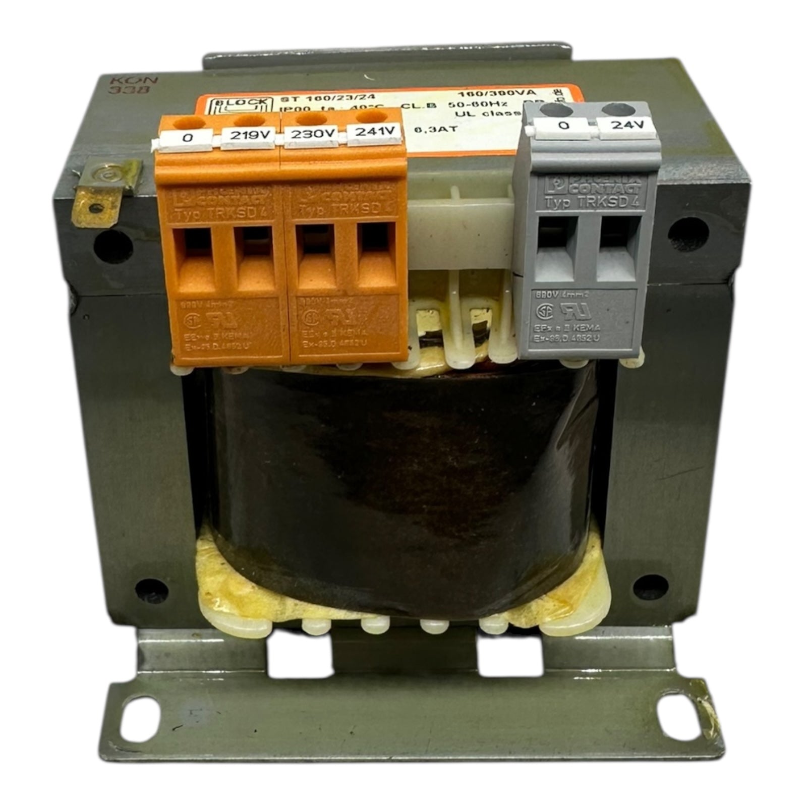 BLOCK ST 160/23/24 Transformator 230V → 24V 6,67A 160VA Steuertrafo