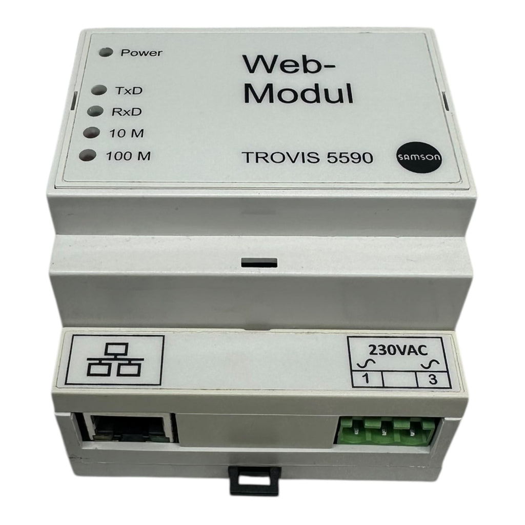 Samson TROVIS 5590 Web-Modul RS232 RS485 M-Bus Ethernet 230VAC