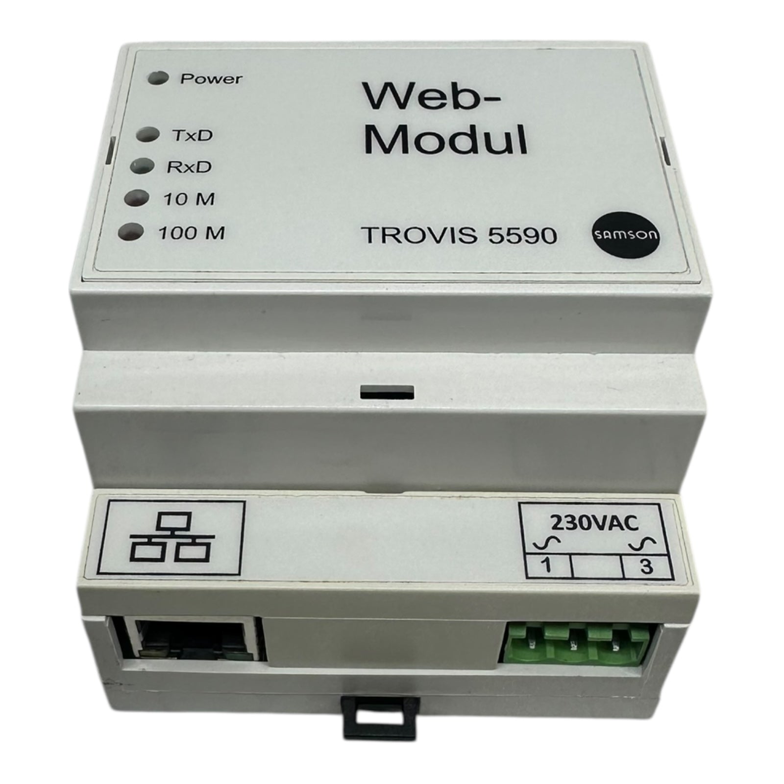 Samson TROVIS 5590 Web-Modul RS232 RS485 M-Bus Ethernet 230VAC