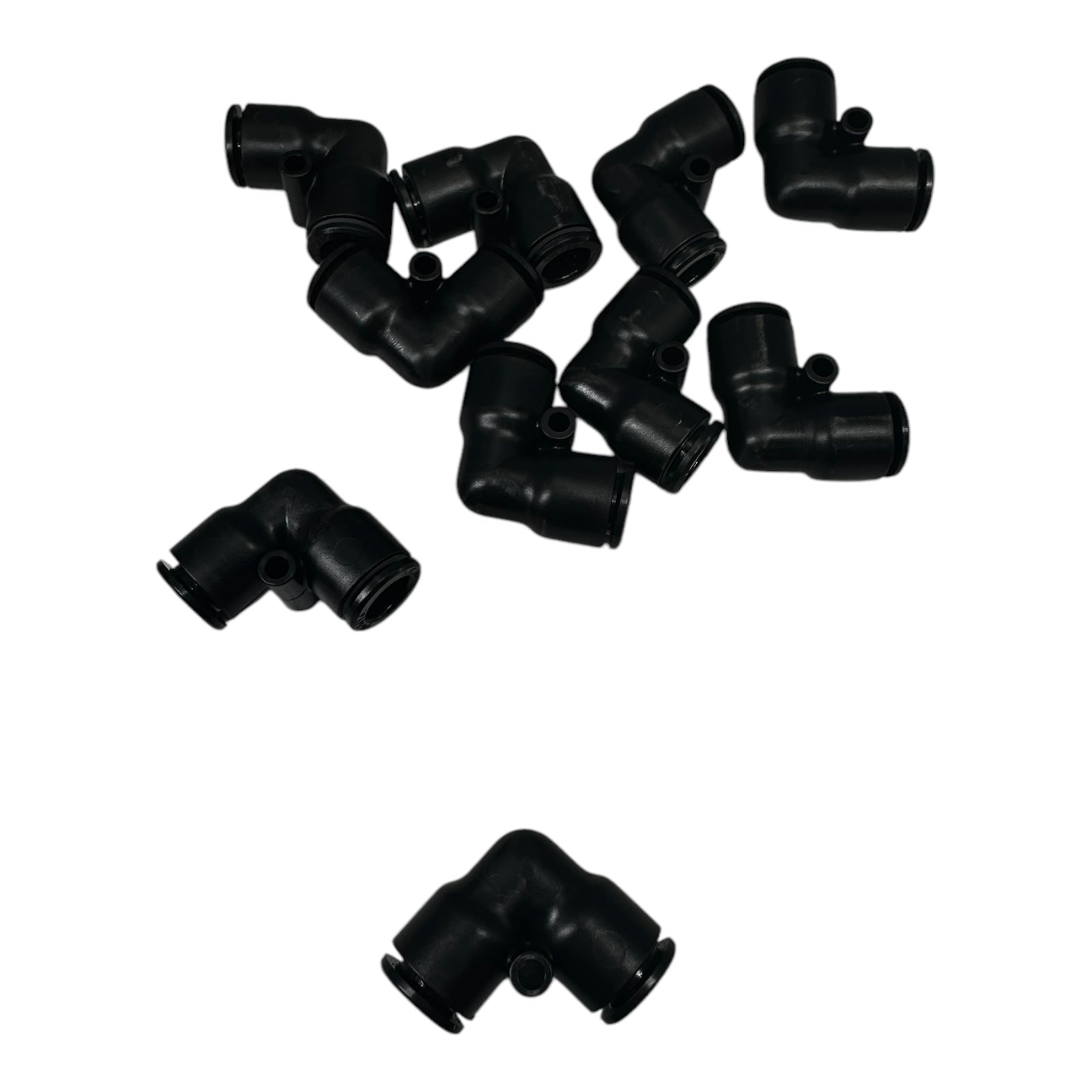 10x Flexion EPV8-FX Steckverbindung POM Winkelstück Verbindungselement, 8mm Rohr