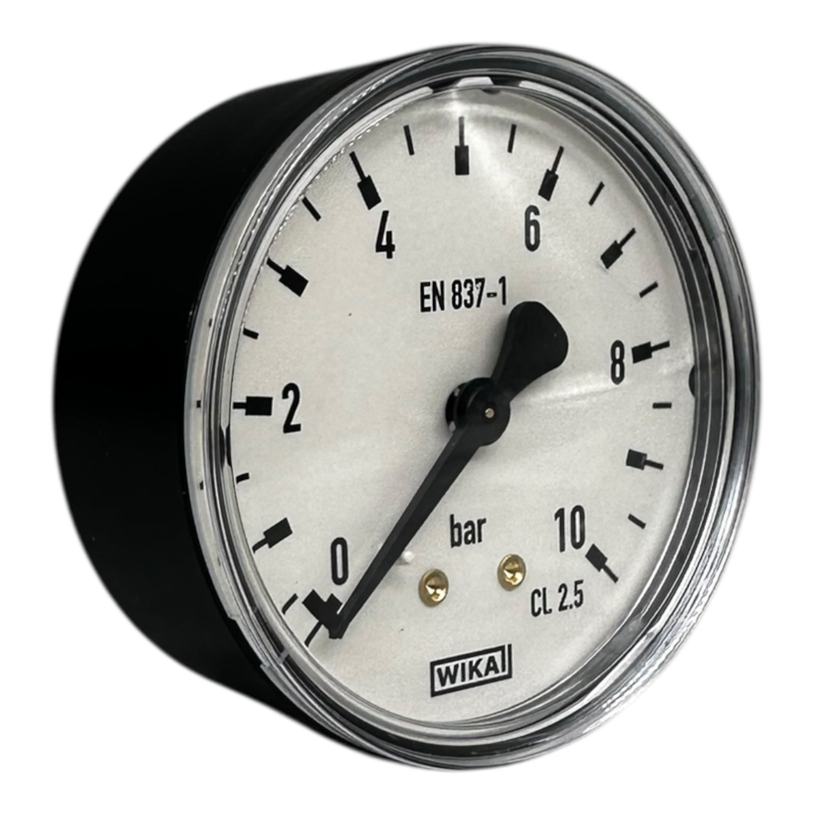 WIKA EN837-1 Manometer 0–10bar CL2.5 Druckmessgerät G1/4” anschluss hinten