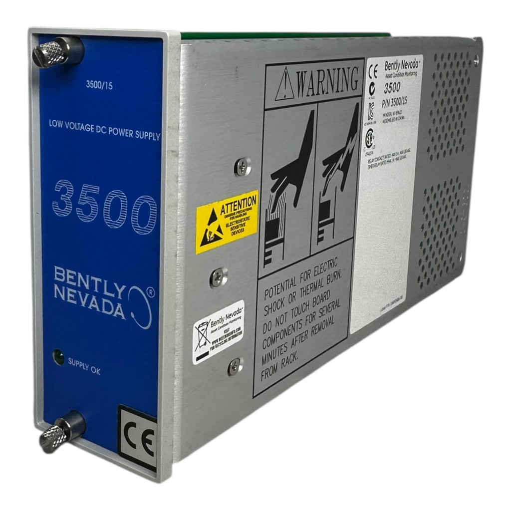 Bently Nevada 3500/15 Netzteil Power Supply Module GE System Monitoring
