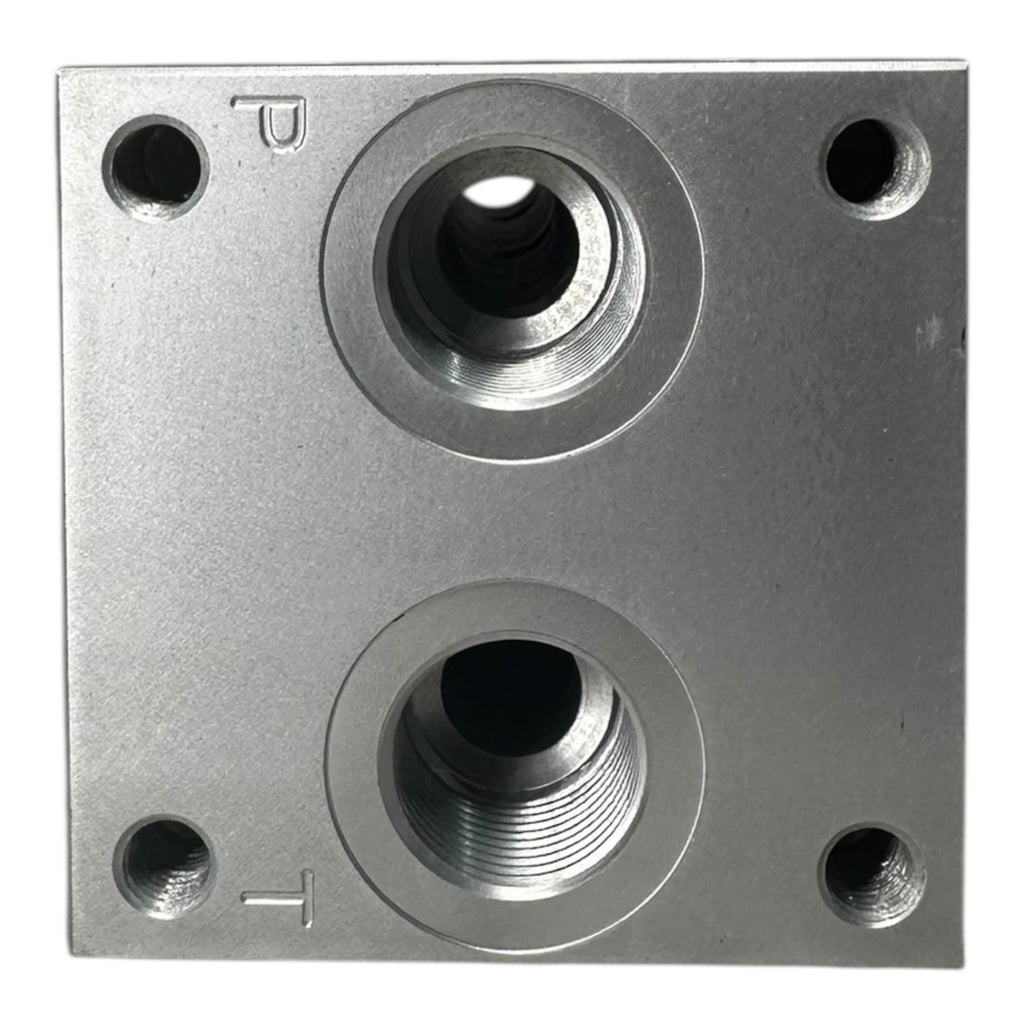Eurofluid EAM233/3Y Hydraulik-Verteilerblock Aluminium Anschlussblock NG6/Cetop3