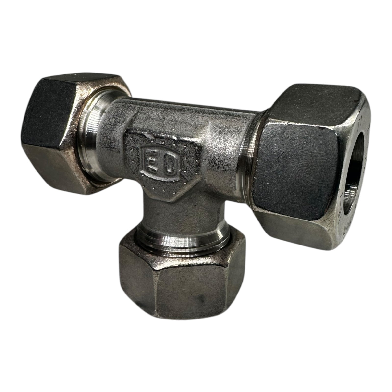 Parker EO-DUR Z-924 T-Stück Verschraubung 18-L Edelstahl Hydraulikfitting