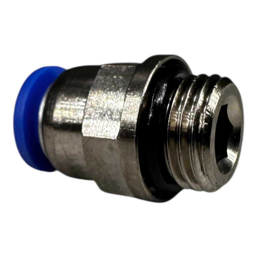 10x Steckverbinder B-GE-8-1/4-MSv-bl 03016012 Pneumatik Steckverbinder geprüft