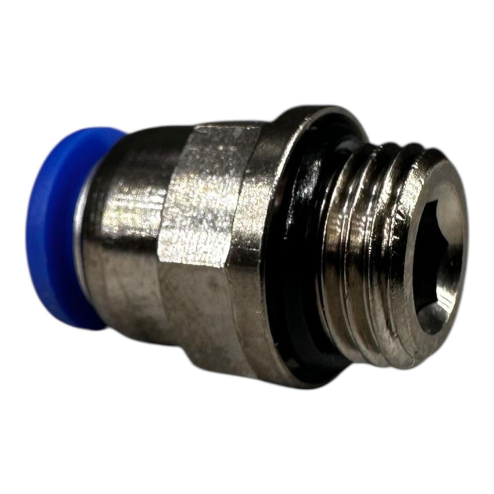 10x Steckverbinder B-GE-8-1/4-MSv-bl 03016012 Pneumatik Steckverbinder geprüft