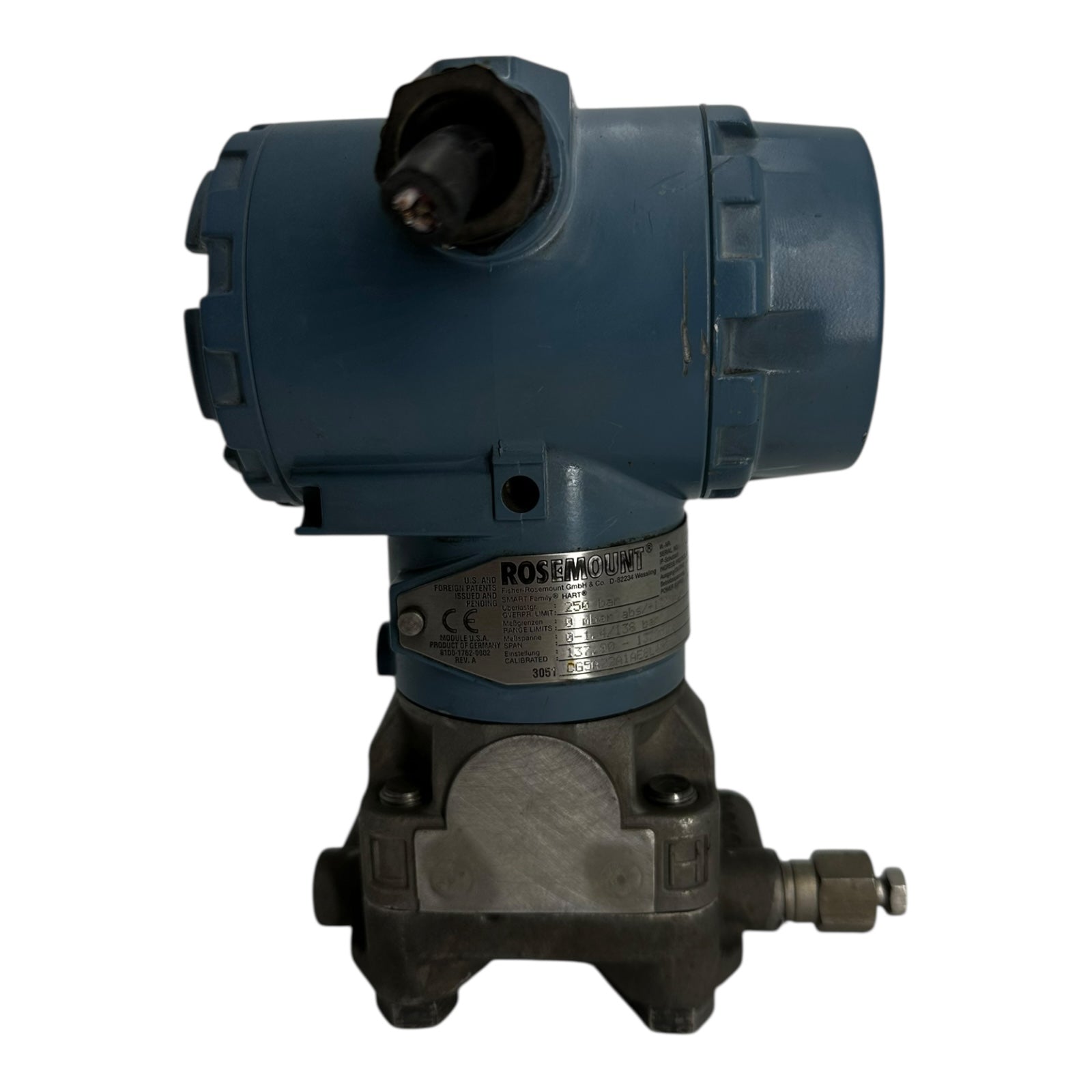 Rosemount 3051 Drucktransmitter HART 4–20mA Smart Transmitter 138bar