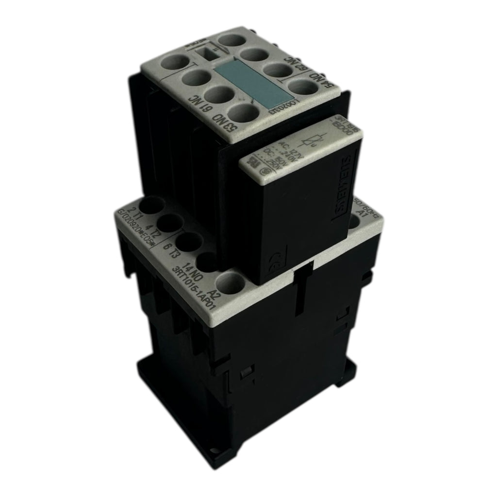 3x Siemens 3RT1015-1AP01 Schütz 3-polig 24V AC Hilfskontaktblock