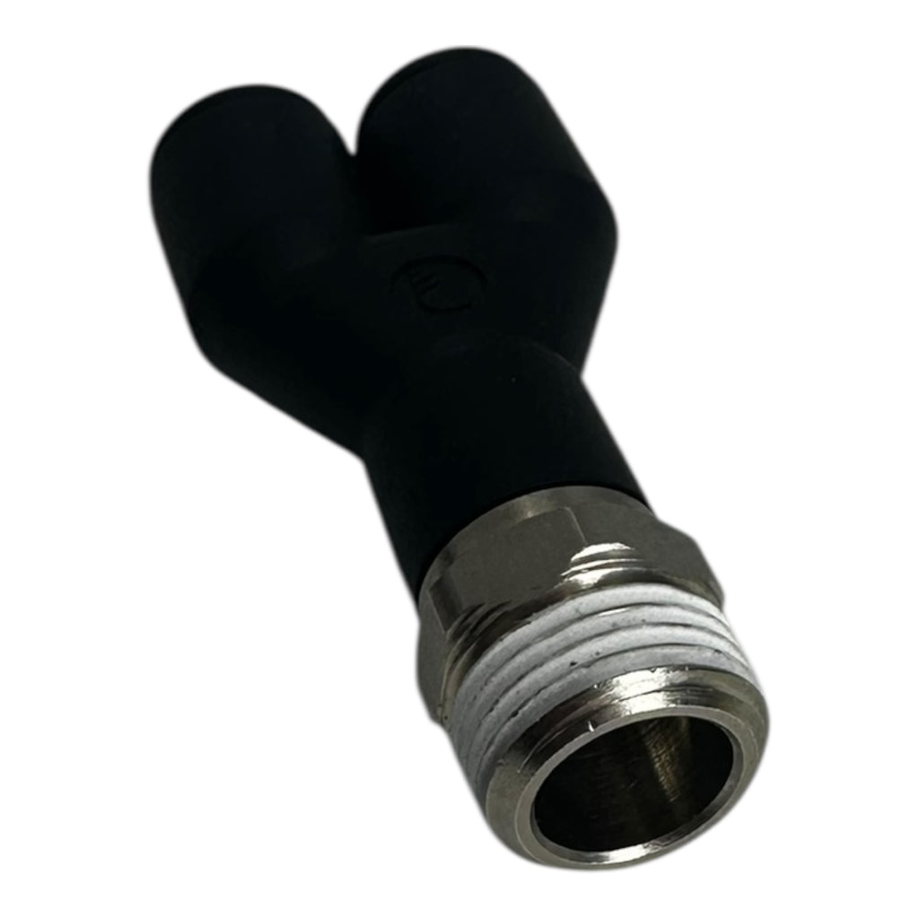 10x Parker Legris LF3000 31481221 Einschraub-Y-Stecker 12mm R1/2 Pneumatik