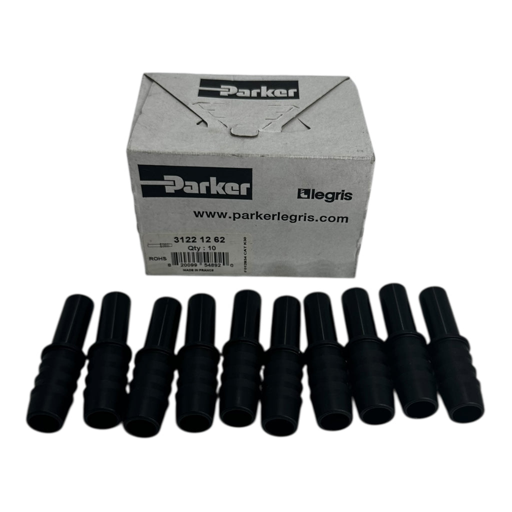 10x Parker Legris 31221262 Schlauchtüllen Steckanschluss Kunststoff gerade