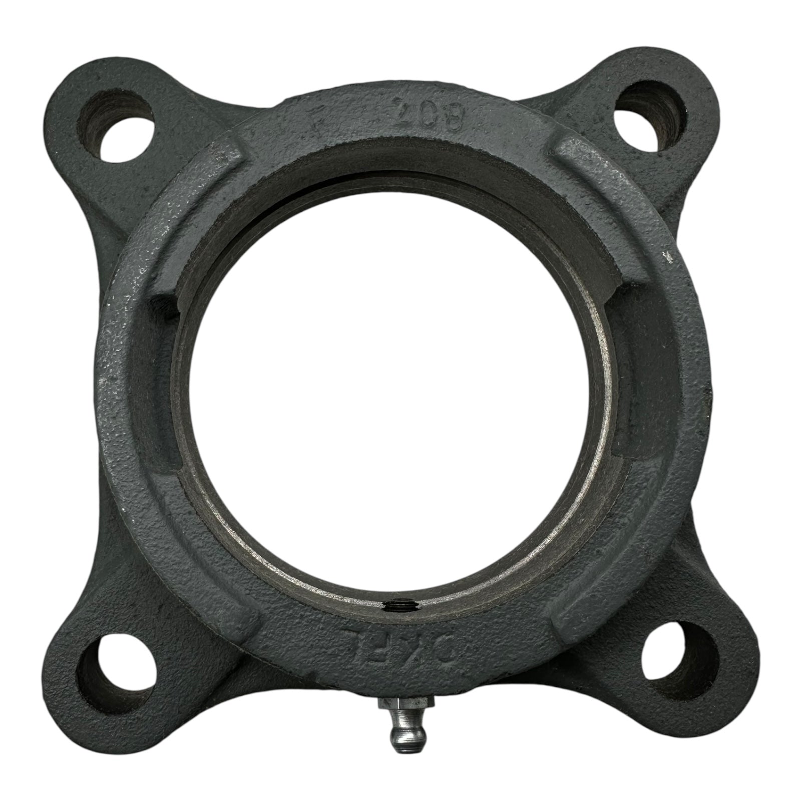 SLF F208 Flanschlagergehäuse Guss 4-Loch Stehlagergehäuse Made in Germany