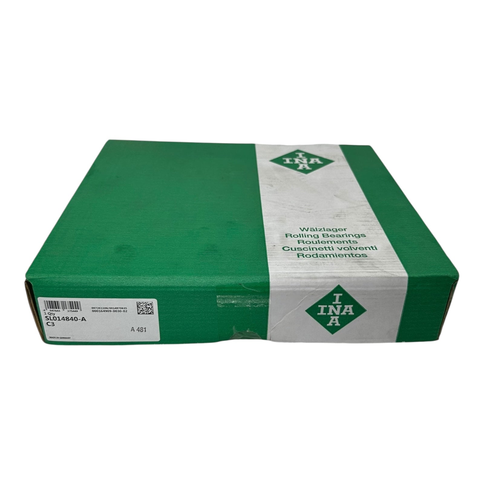 Ina SL014840-A C3 Zylinderrollenlager Axiallast Wälzlager 200x250x50 mm