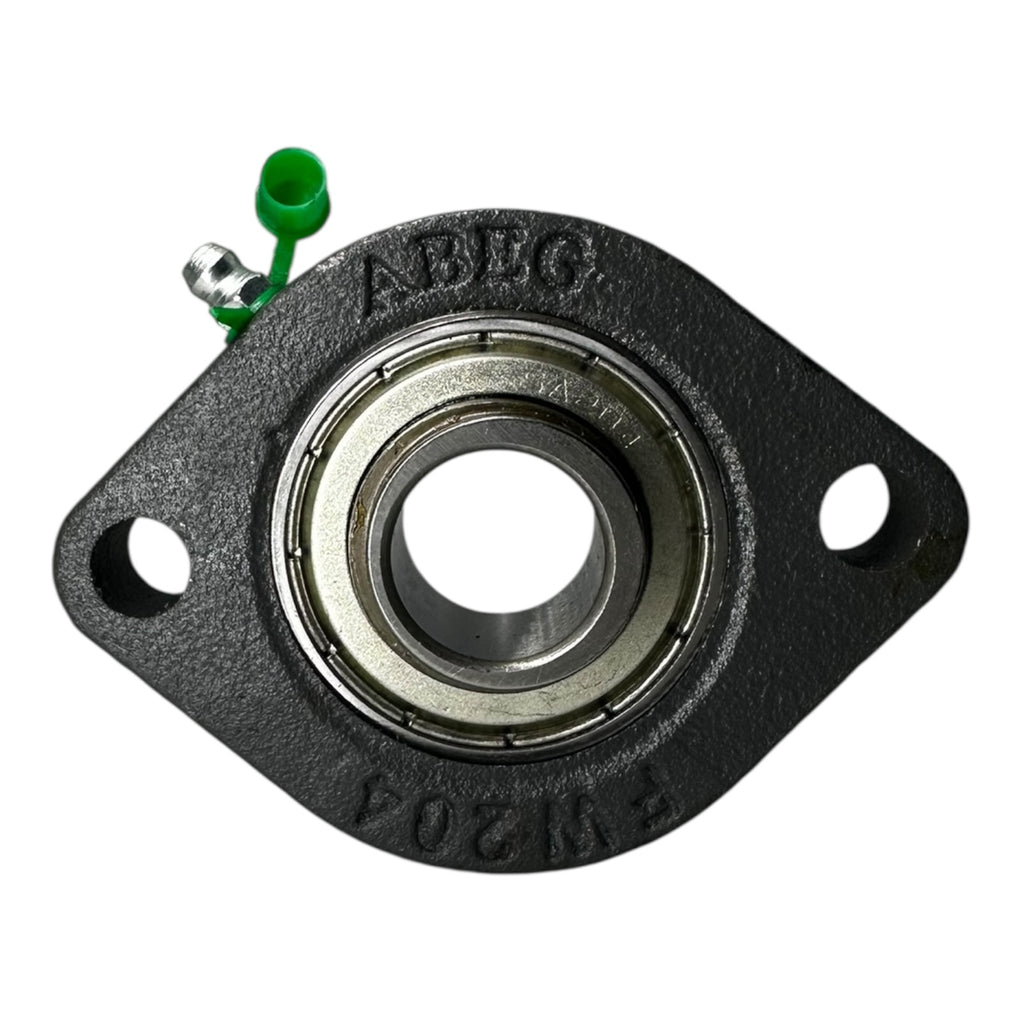 3x ABEG SAFW204 FH Flanschlagergehäuse 2-Loch Ø20mm Wälzlager ECO Serie