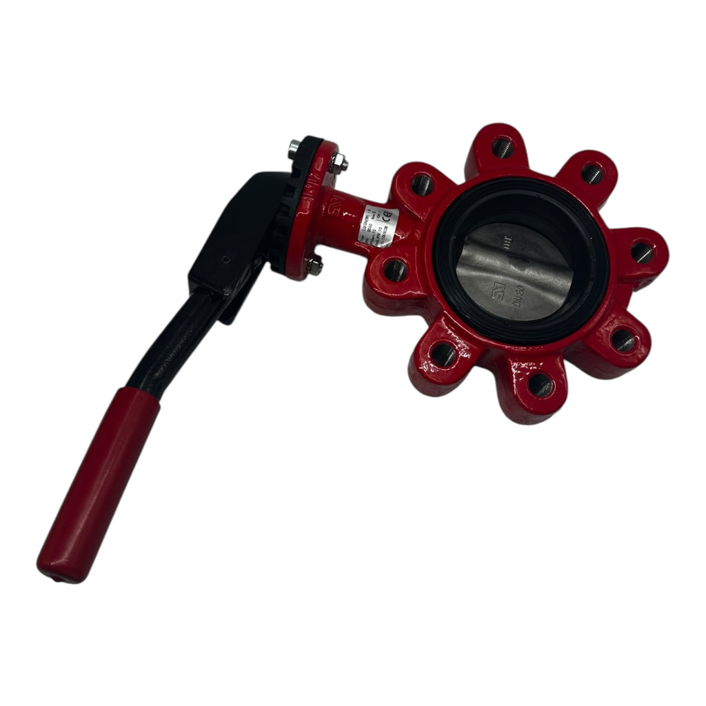 LUGN(W)-5 Absperrklappe DN80 PN10 Handhebel Klappe Sitz E Anflanschklappe EDPM