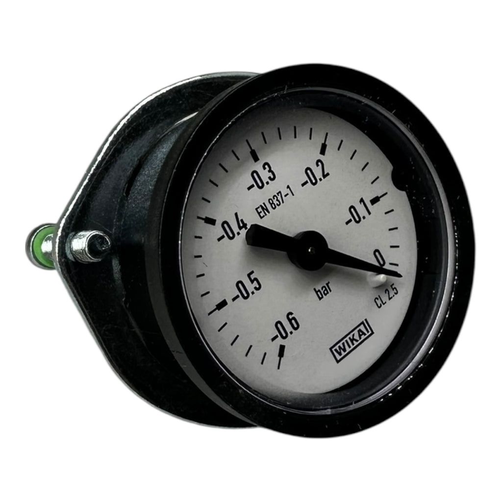 WIKA Manometer -0,6 bis 0 bar Vakuummeter EN 837-1 CL 2.5 Messgerät Neu