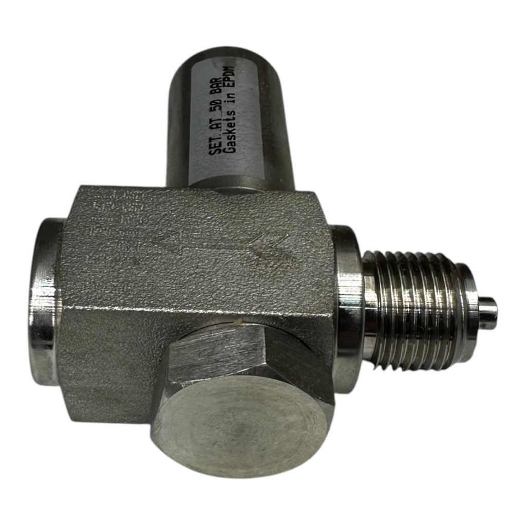 Sicherheitsventil 1/2” Edelstahl 316L Set 50 bar EPDM Dichtung Überdruckventil