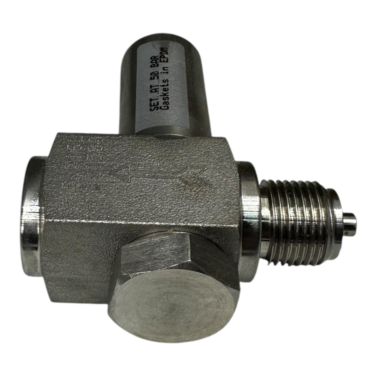 Sicherheitsventil 1/2” Edelstahl 316L Set 50 bar EPDM Dichtung Überdruckventil