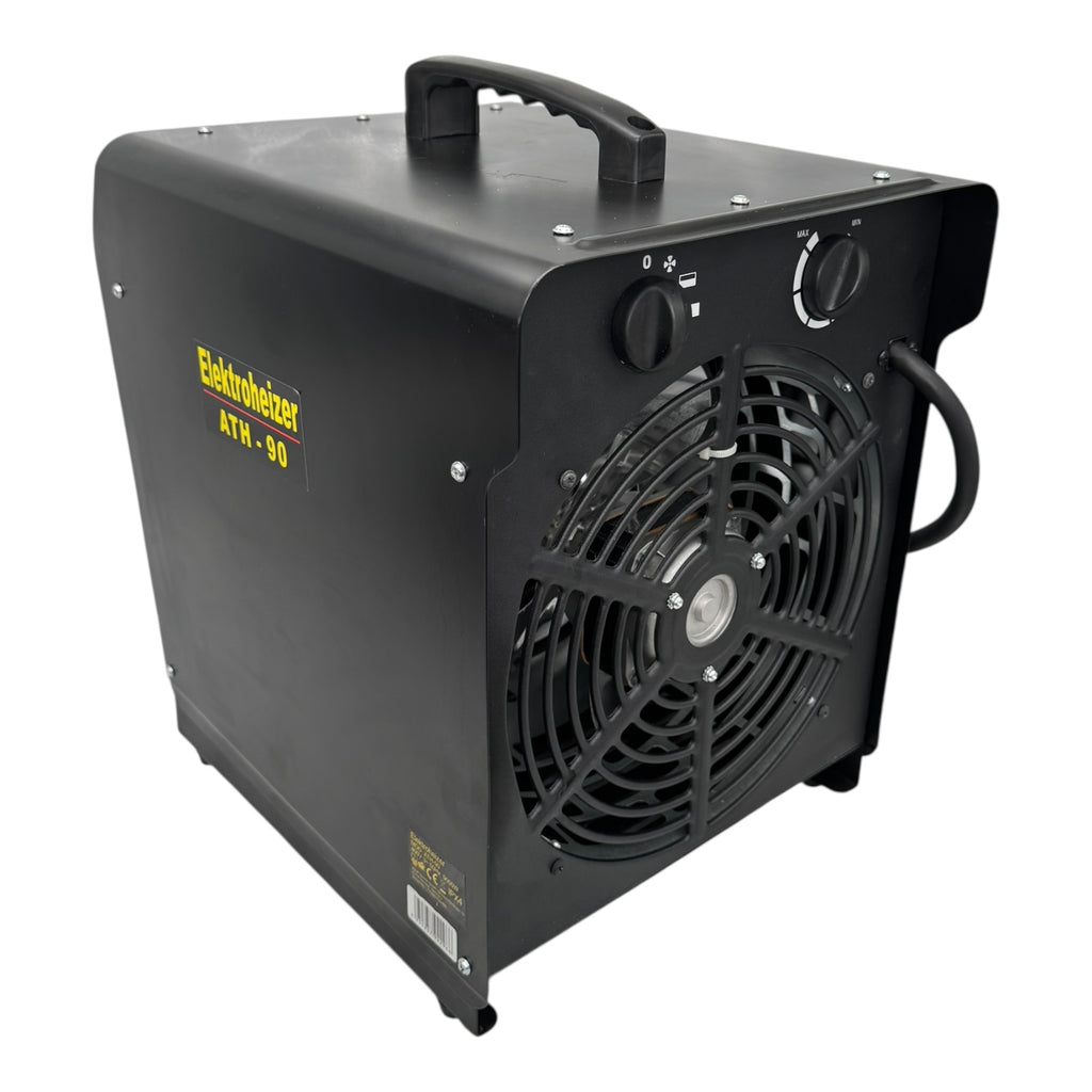 ASUP Elektroheizer ATH-90 400V 9kW Industrie Heizgerät IPX4 mit CEE 32A Stecker