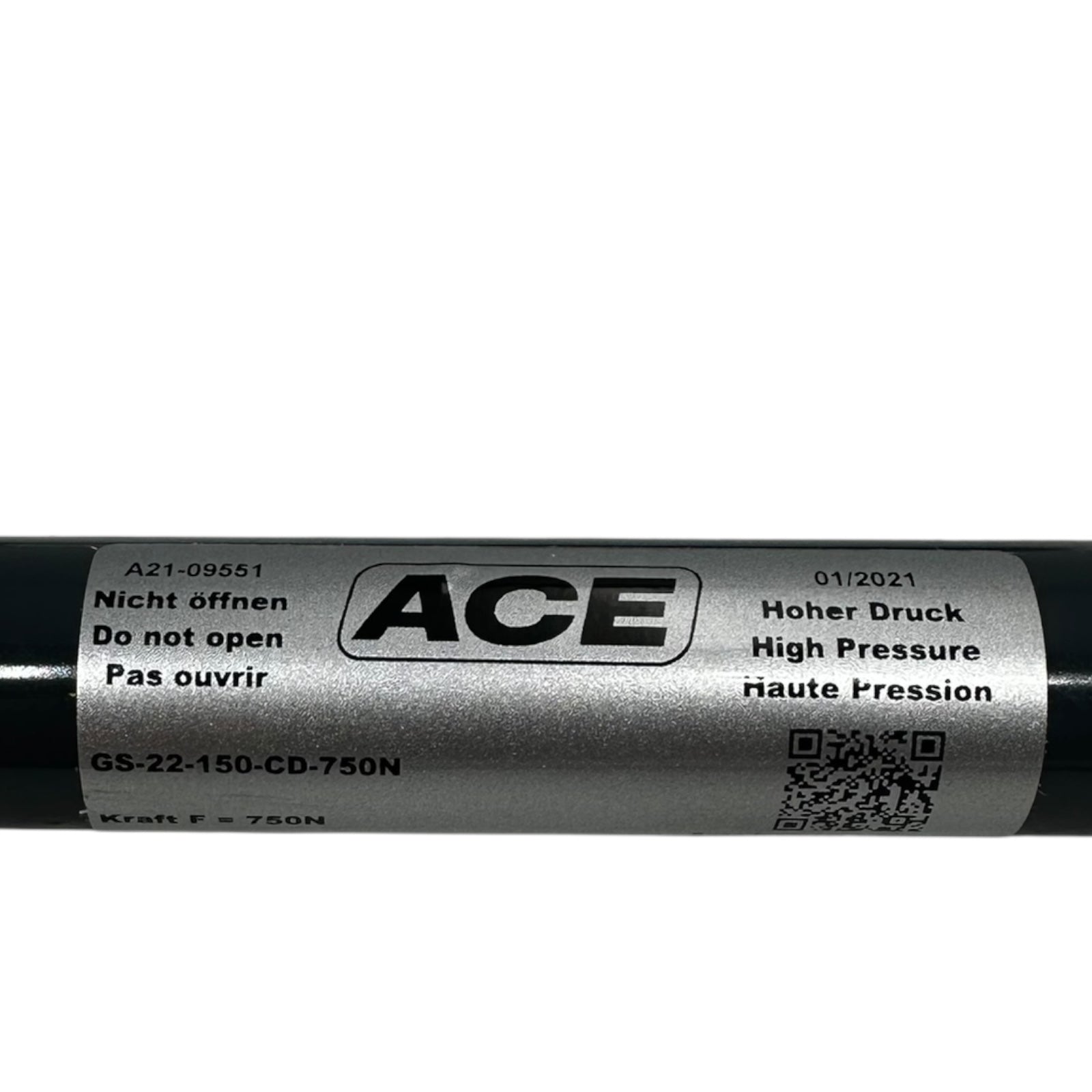 2x ACE Gasfeder GS-22-150-CD-750N 750N 22/150 mm Hochdruckdämpfer