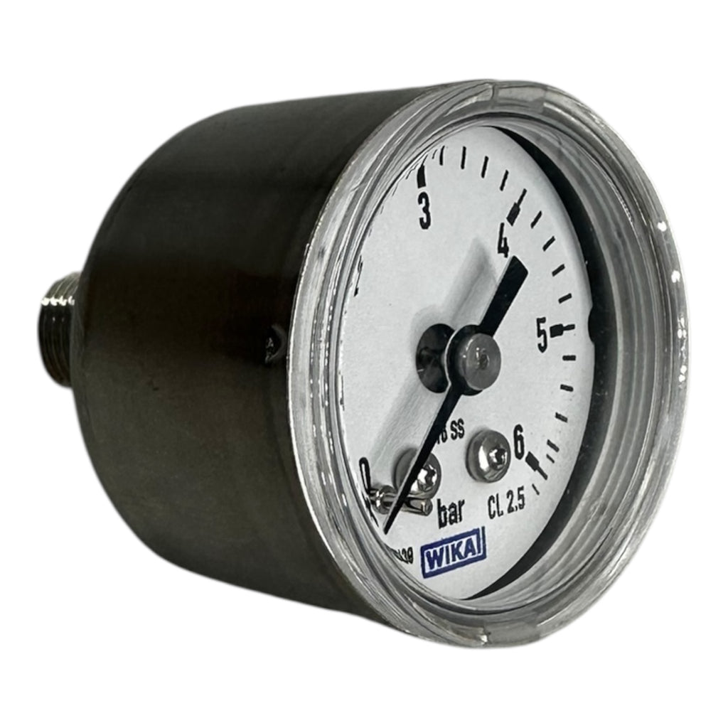 WIKA Manometer 131.11.040 0-6 bar G1/4B Ø40mm Edelstahl 316SS Druckmesser CL2.5