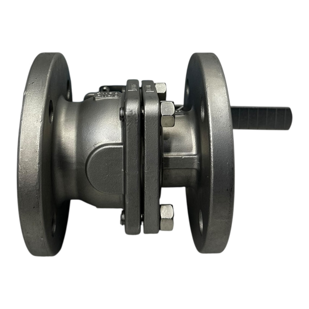 Econ Kugelhahn DN50 PN40 Edelstahl 316 PTFE Graphit mit Switch Box Fig.79651