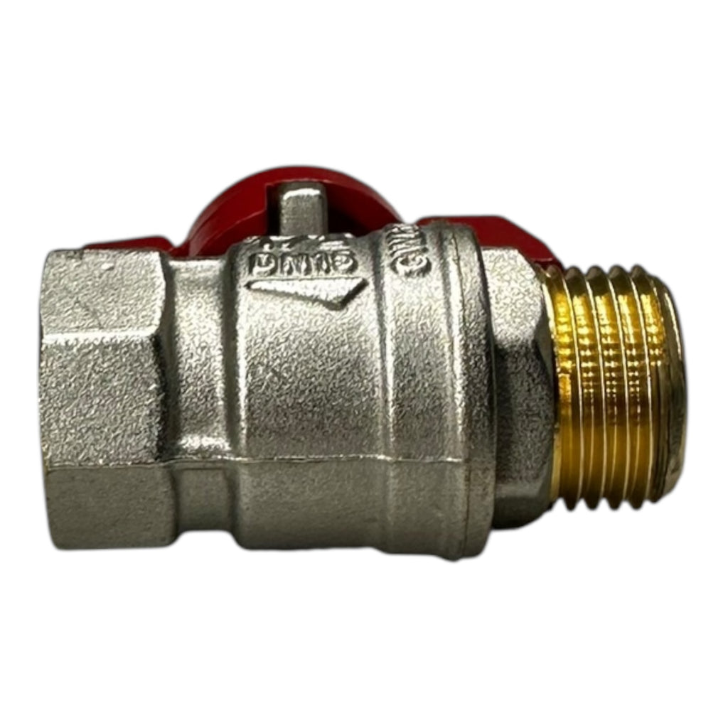 12x Rub Kugelhähne S50D26 DN15 1/2” BSP MF T-Handle CW617N