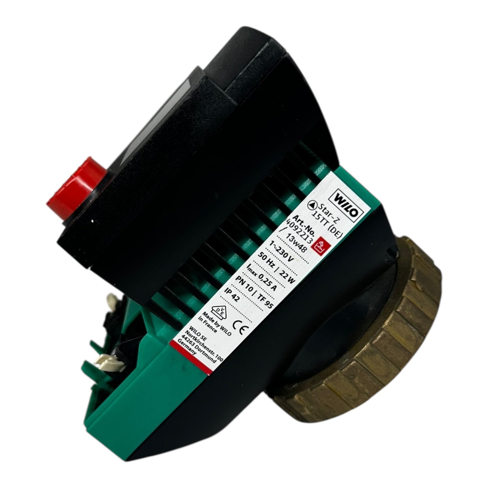 Wilo Star-Z 15 TT (DE) Zirkulationspumpe 4092213 230V 22W Heizungspumpe