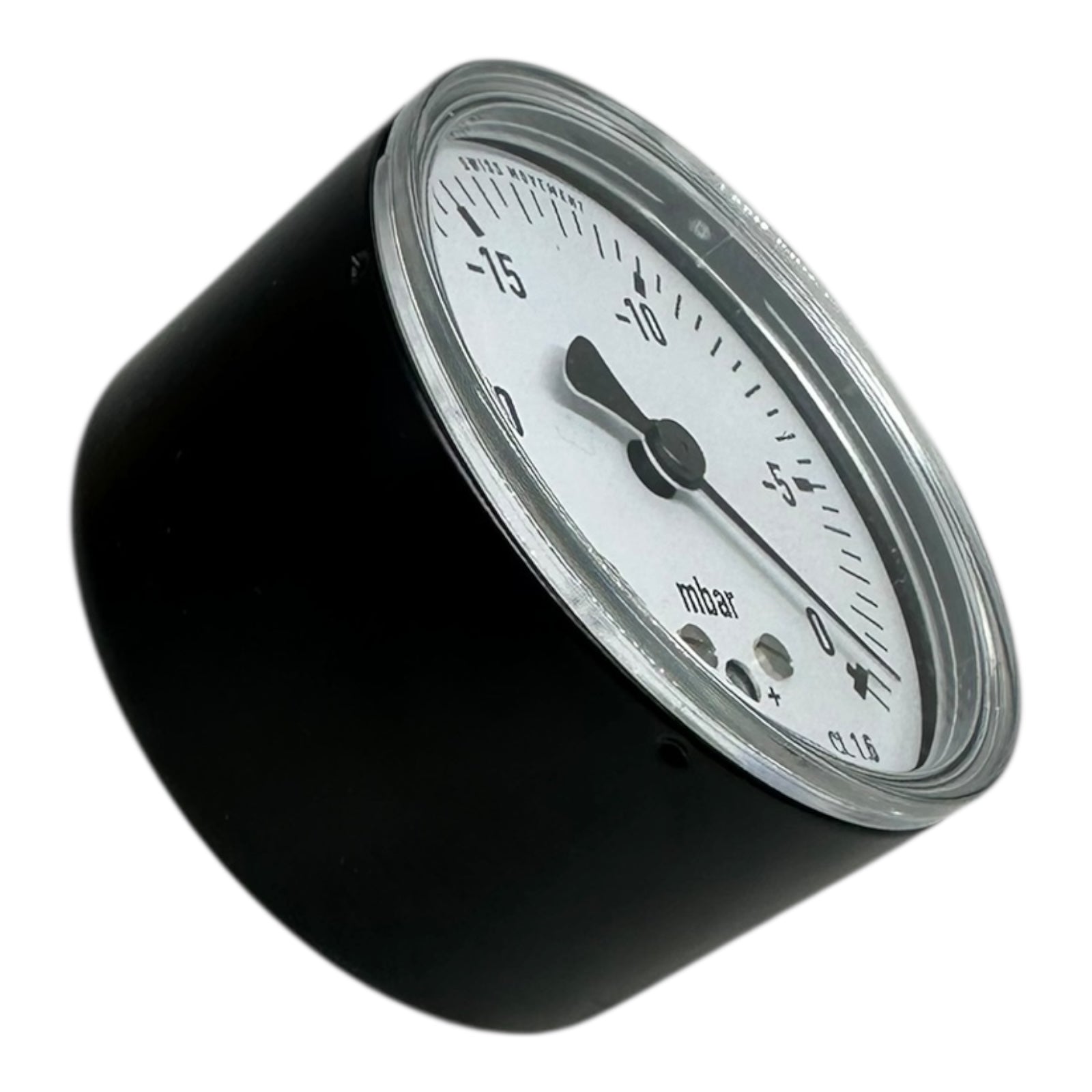 WIKA 611.10.063 Manometer -25…0 mbar G1/4B Ø63 mm Unterdruckanzeige CL1.6