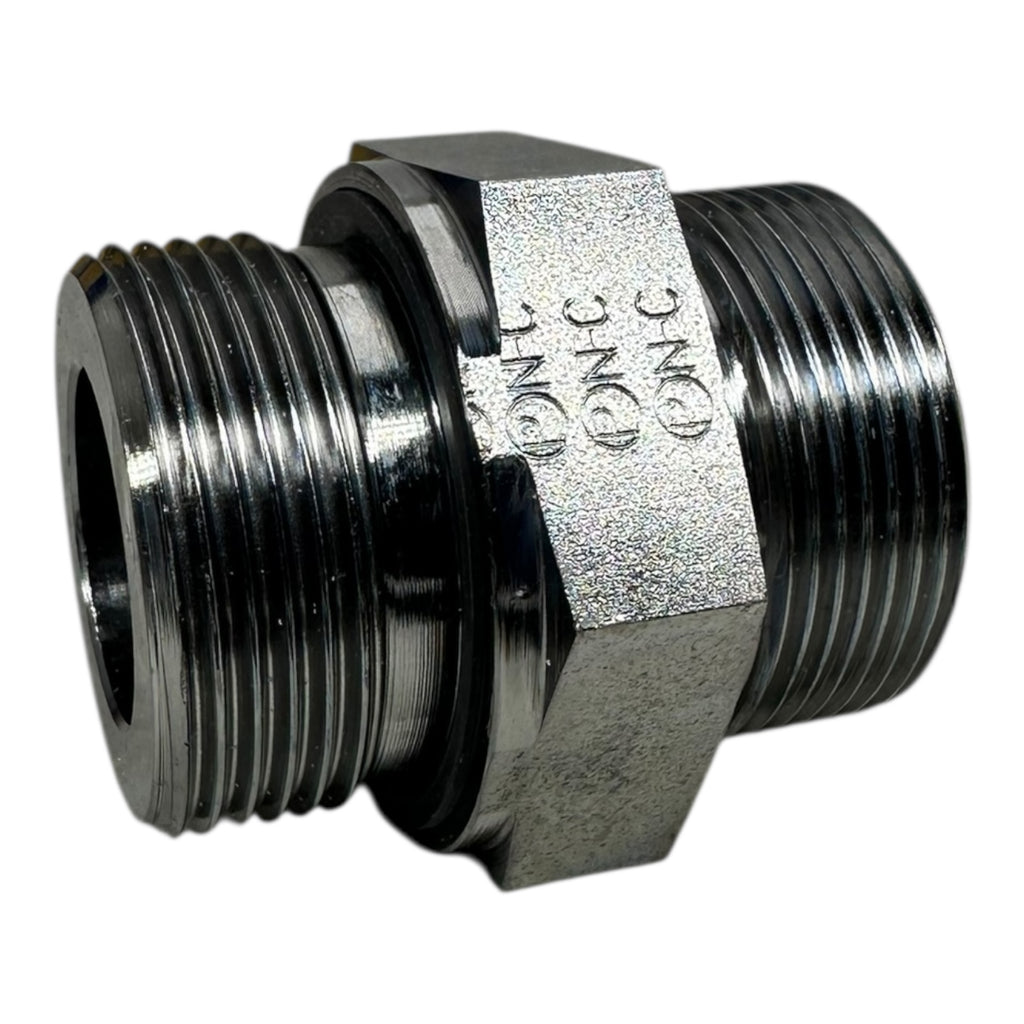 4x Parker Ermeto GE30SREDOMDCF Hydraulik Adapter ToughShield Plus Außengewinde