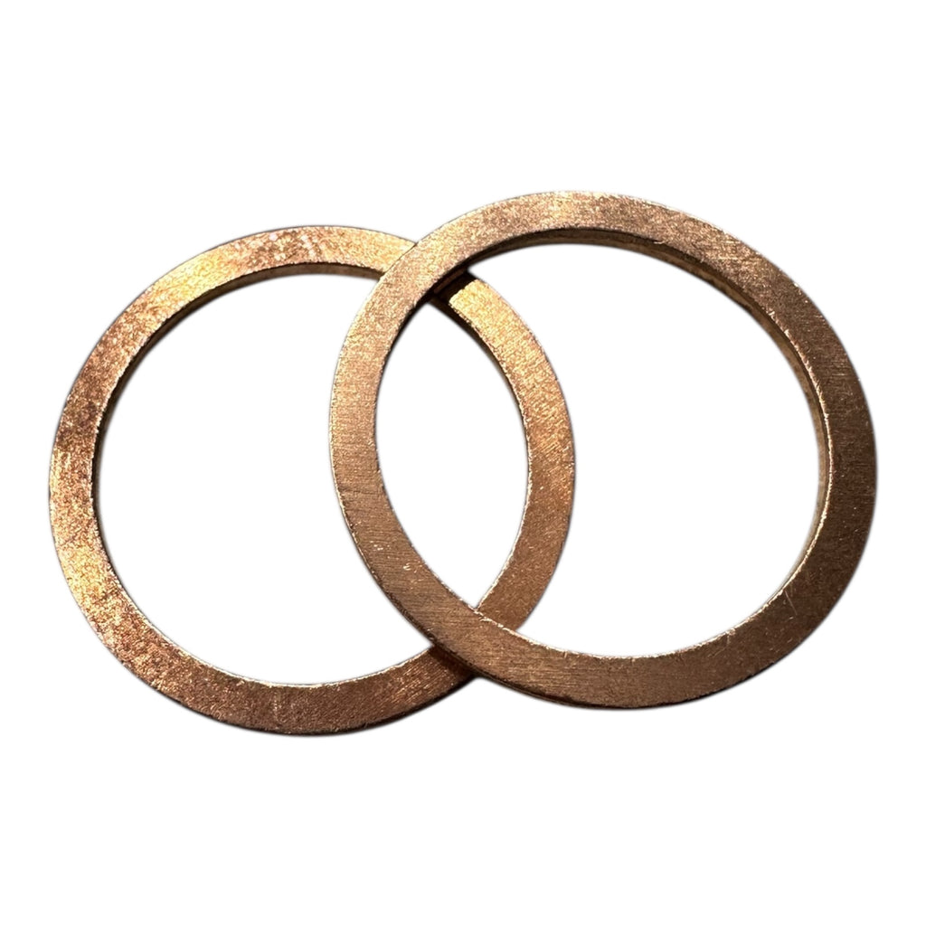 100x Kupferdichtring 24x30x2 mm CU-P100Neutral Dichtung DIN 7603 A M24 Kupfer