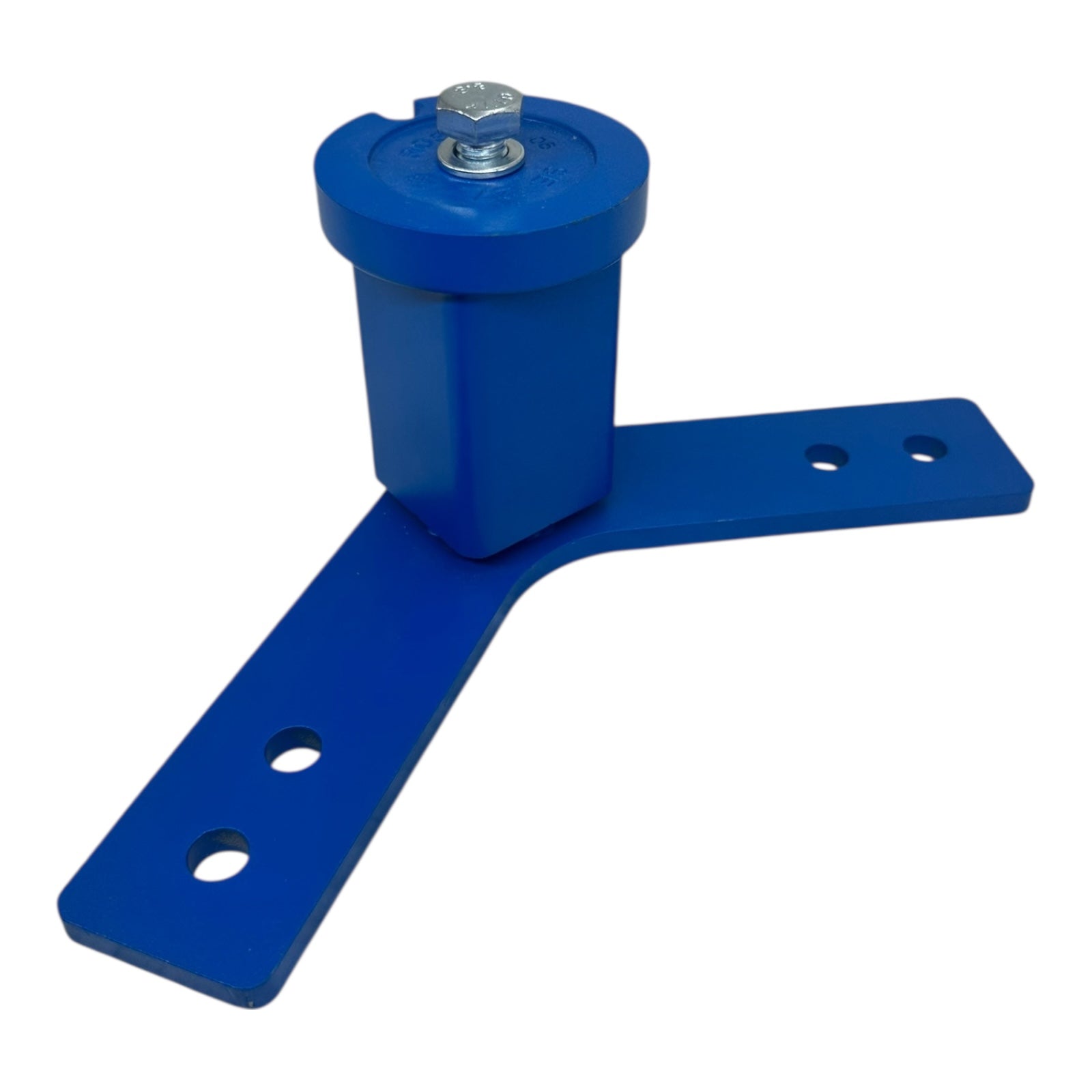 Rosta SE27 Schwenkspannarm Gummifeder-Element Spannvorrichtung blau