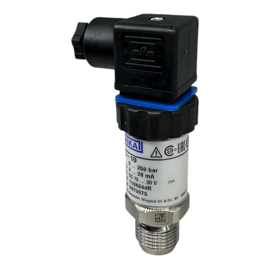 WIKA S-10 Drucksensor 0–250 bar 4–20 mA DC 10–30 V 9073973 Drucktransmitter