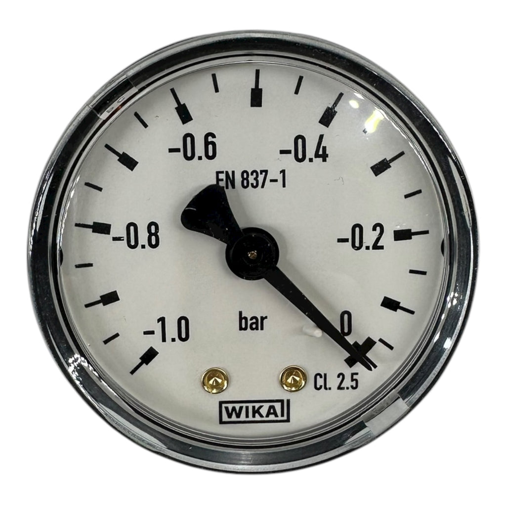 5x WIKA Manometer 111.12.050 -1…0 bar G1/4B EN 837-1 CL 2.5 Vakuummanometer