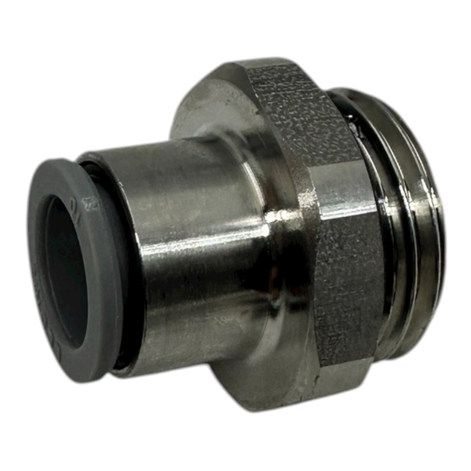 10x Parker Legris 69111021 Steckanschluss G1/4” Edelstahl Pneumatikfitting