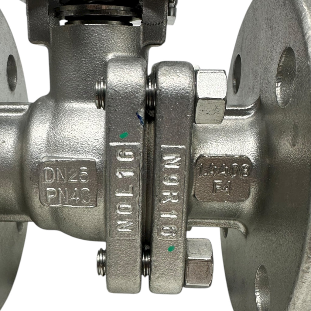Econ 7289 DN25 PN40 Edelstahl Kugelhahn 1.4408 PTFE Graphit Switch Box IP67