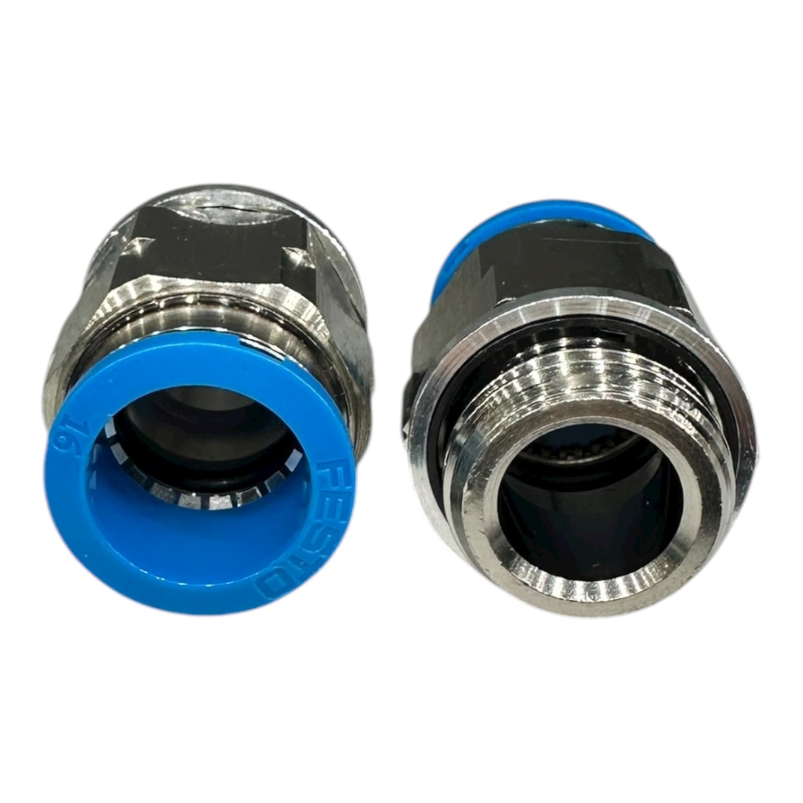 2x Festo QS-G1/2-16-20 132047 Steckverbinder Push-In 16 mm G1/2” Pneumatik