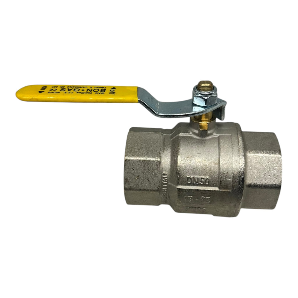 Bon-Gas Kugelhahn DN50 PN25 Messing Innengewinde 2” Gasventil EN331 CE